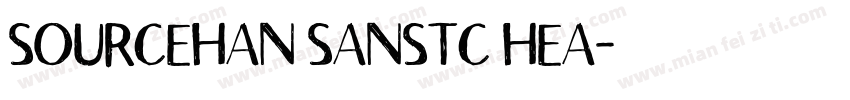 SOURCEHAN SANSTC HEA字体转换